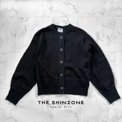 訳あり シンゾーン　ケープリン　カーディガン　ブラック　サーマル
