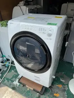 SHARP ES-S7H-WR 2023年製 美品 設置オプション付 SHARP ドラム式洗濯機 ES-S7H-WR 本体 2023年製