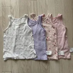 ユニクロ コットンメッシュタンクトップ サイズ90