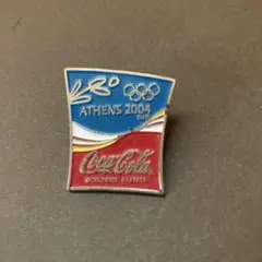 アテネオリンピック コカ・コーラ ピンバッジ