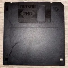 maxell 2HD フロッピーディスク 黒