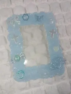 水色のホイップデコ　水色系のパーツ 10