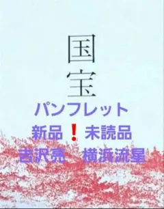 映画　国宝　パンフレット　新品❗未読品　吉沢亮　横浜流星　渡辺謙　劇場完売品