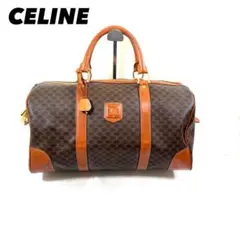 セリーヌ CELINE ボストンバッグ マカダム柄 オールド