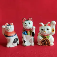 古い 土人形 招き猫 今戸焼？ 民芸 郷土人形 古道具 アンティーク 東京の土人形 今戸焼？！今戸人形？ いまどき人形 飾り棚②