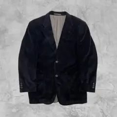 【美品】Yin & Yang ベロア テーラード S 黒 モード 冬服