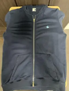 極美品 Macchia J. マッキアジェイ ジップアップパーカー 紺 XL