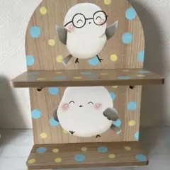 ディスプレイスタンド。トールペイント。シマエナガ。