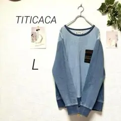 8984-2 チチカカ TITICACA スウェット トレーナー 無地 L