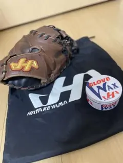 値下げ◎高校野球対応◎ハタケヤマキャッチャーミット店舗購入品