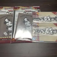 一番くじ　ディズニー　ファンタジア　蒸気船ウィリー　4点セット