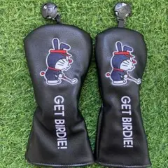 新品 2点セット ドラえもん ゴルフクラブヘッドカバー FW+UT