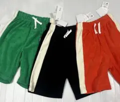 新品⭐️しまむら　RELA. ラインパンツ　130cmパイル地3枚