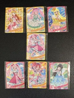 ちゃお付録　ひみつのアイプリ コラボカード 7種　コンプ