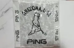 非売品　ピン　PING ハンドタオル　新品　未使用　ゴルフ カラビナ穴付き