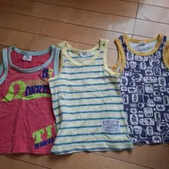 タンクトップ　3枚セット　サイズ100㌢　キッズ