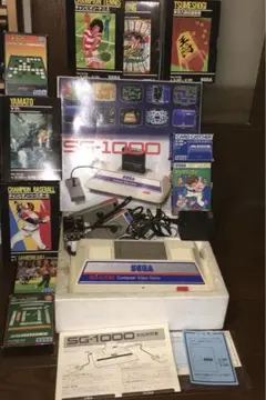 SEGA セガ SG-1000 本体 ソフト9点セット 通電確認OK 貴重品