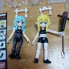 ガシャポンクエスト〜青い森のエルフ編〜エルフ素体2体セット(中古美品)
