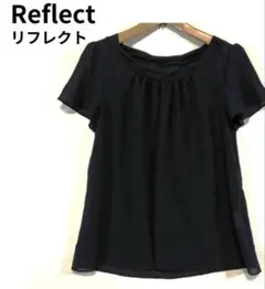 Reflect リフレクト シャツ カットソー ネイビ― Mサイズ相当　378