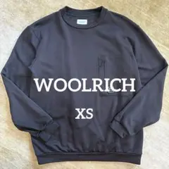 WOOLRICH ウールリッチ ブラック スウェット 裏起毛 XS