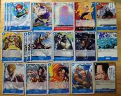 ワンピースカード　青セット
