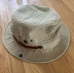 80'S LLBean ステッチ サファリハット ベージュ USA製 ビンテージ