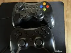 エレコム ゲームパッド 二種 JC-U3712F JC-U3613M ブラック