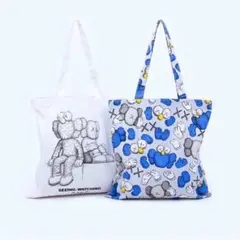 正規品KAWS Seeing/Watching カウズ トートバッグ エコバッグ