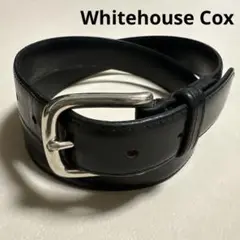 Whitehouse Cox / ホワイトハウスコックス　レザーベルト ブラック