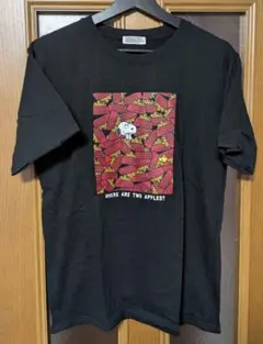 スヌーピー Tシャツ ブラック