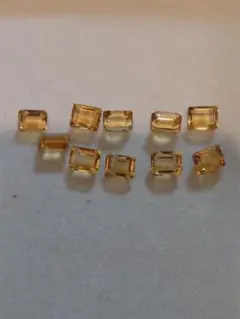 シトリン ルース 7×9mm 10個セット