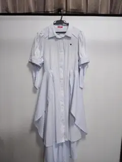 dazzlin POLO BCS コラボ ヘムレイヤードシャツワンピース