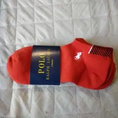 Polo Ralph Lauren 赤ソックス 3足セット
