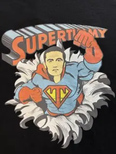 古着　DC パロディSUPER TIMMY Tシャツ 黒