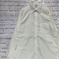 ブルックスブラザーズ長袖シャツ！ホワイトL 86