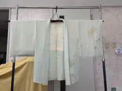 女性用　羽織ライトグリーン　金刺繍入り