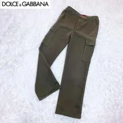 Dolceu0026Gabbanaドルチェ&ガッバーナ カーキデニムパンツ S〜M相当