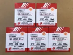 希少!太陽光発電用漏電ブレーカー GB-53KCS 40A F100 テンパール