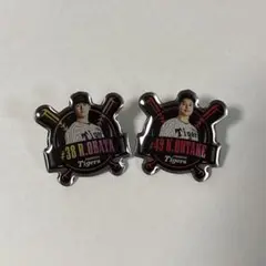 阪神タイガース　小幡　大竹　ファンクラブ応援デーピンズ　セット