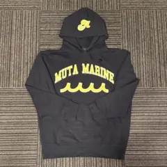 極美品muta MARINE ACANTHUS カレッジロゴパーカー Lサイズ
