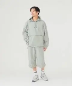 beams ナイロンオーバーパンツ