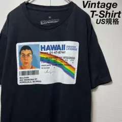 【US規格】希少 HAWAII DRIVER LICENSE Tシャツ 黒 M