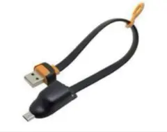 ❤️新品❤️ OTG機能付充電、通信対応マイクロUSBケ-ブル 黒 ケーブル