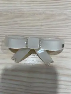アレクサンドルドゥパリ　バレッタ　白
