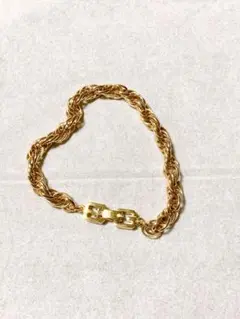 GIVENCHY/ジバンシー　ゴールドツイストチェーン　ブレスレット
