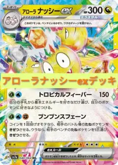 ポケモンカード　アローラナッシーex　構築済デッキ