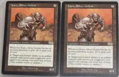 《銀のゴーレム、カーン/Karn, Silver Golem》[USG] 英２枚