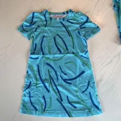 agnès b. ENFANT 半袖ワンピース 4歳水色