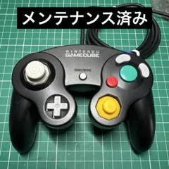 ゲームキューブ　コントローラー　ブラック中期①