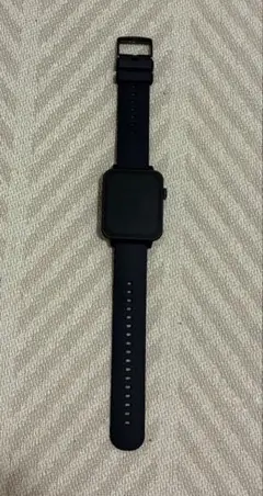 ブラック スマートウォッチ デジタル